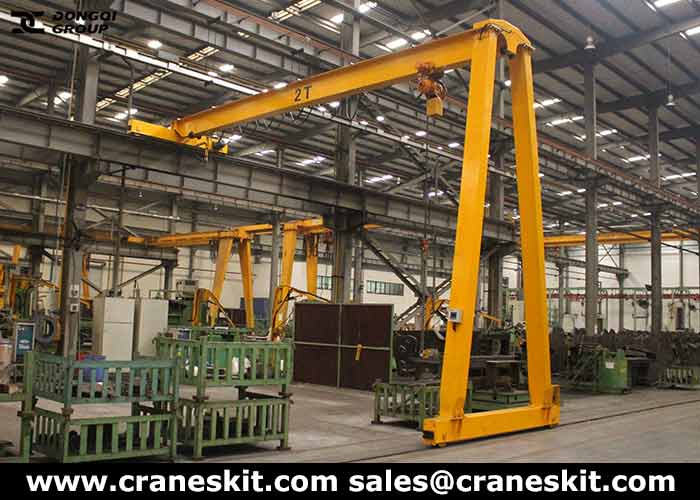 semi gantry crane for sale at good price