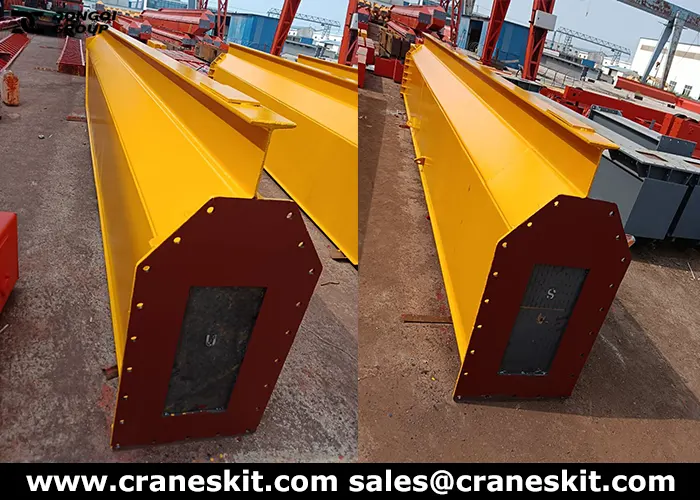 10 ton underslung crane to Nigeria main beams production
