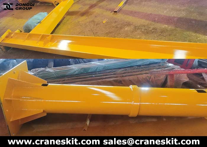 1 ton portable jib crane pillar and crossbeam