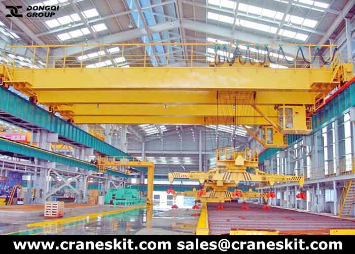 magnet cranes in steel industry