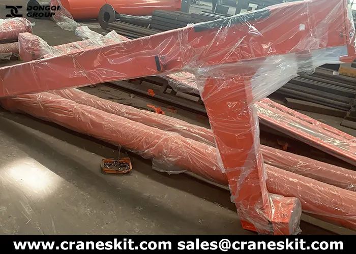 2 ton slewing jib crane for sale to Saudi Arabia