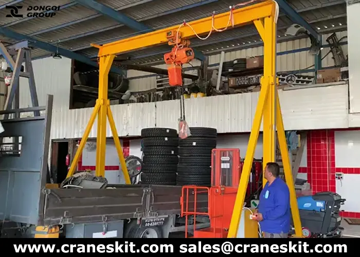 5 ton mobile gantry crane for sale to Australia
