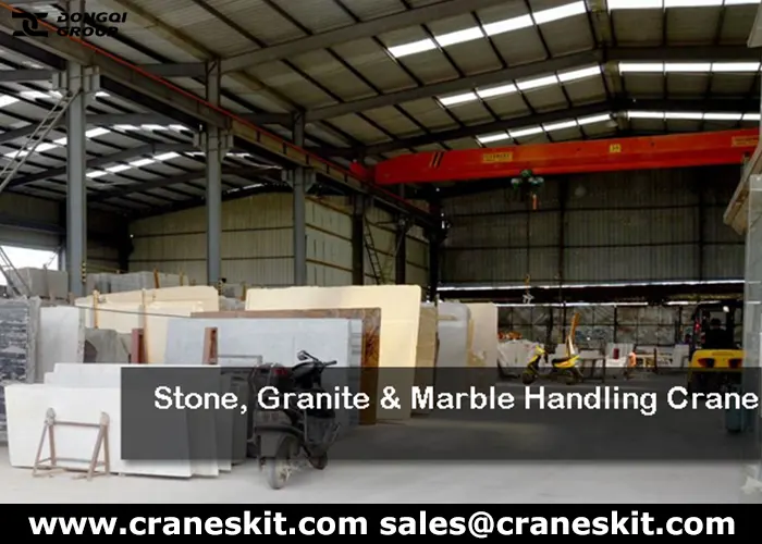 5 ton overhead crane for marble factory in Indonesia