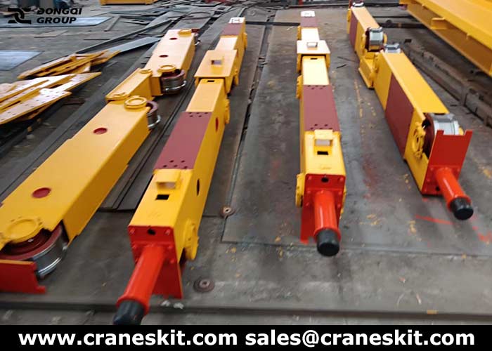 40 ton double girder travelling crane exported to usa