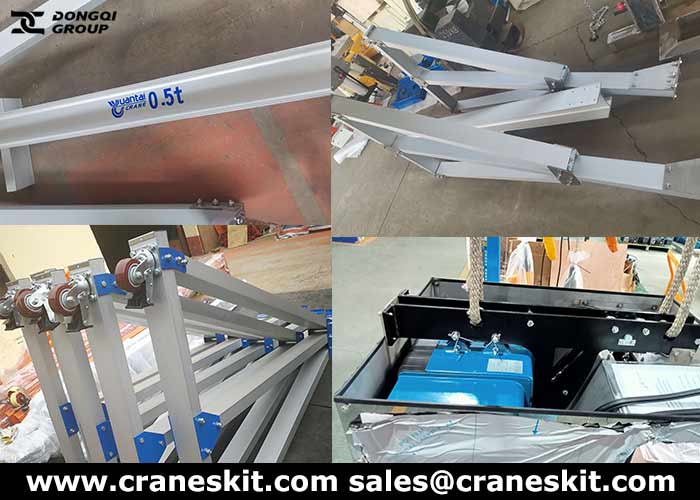 500kg aluminum gantry crane for sale UK components