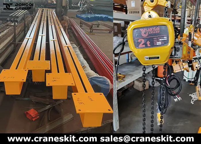 2 ton workstation crane for sale to Canada production