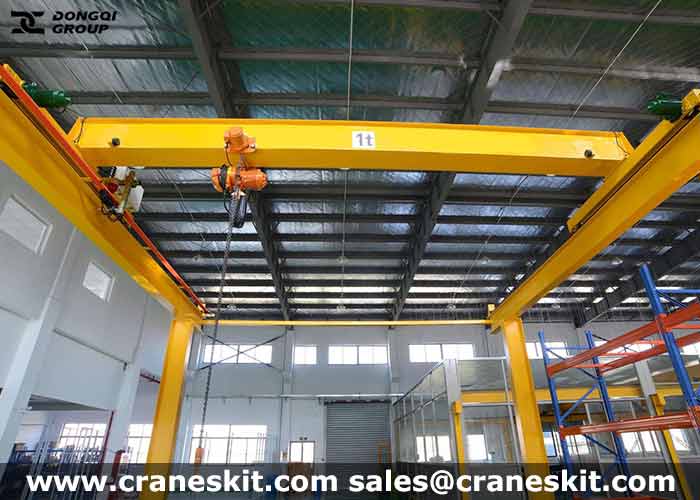 1 ton overhead crane for sale to usa