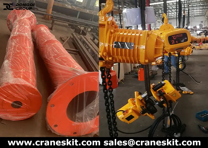 2 ton slewing jib crane exported to Saudi Arabia