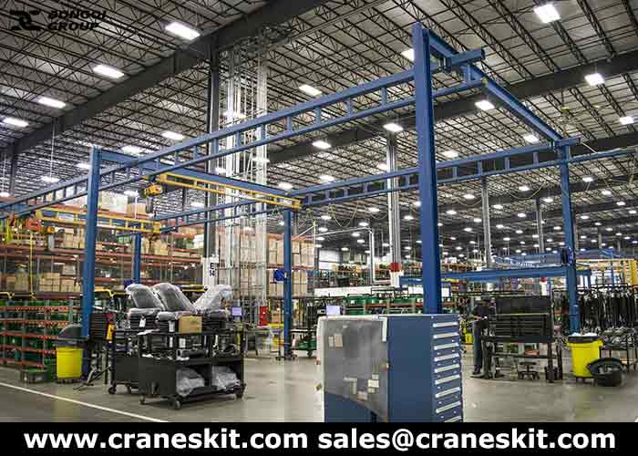 1 ton freestanding bridge crane for sale