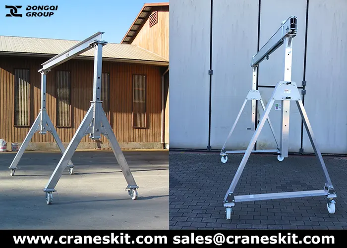 Adjustable Height Aluminum Gantry Crane