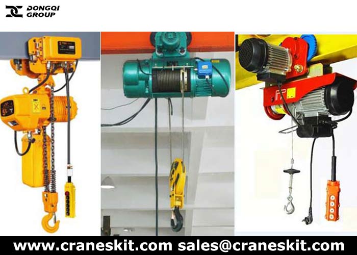 electric chain hoist & wire rope hoist for sale