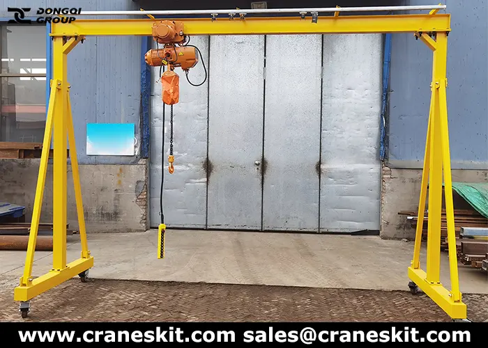 portable gantry crane for sale to Saudi Arabia