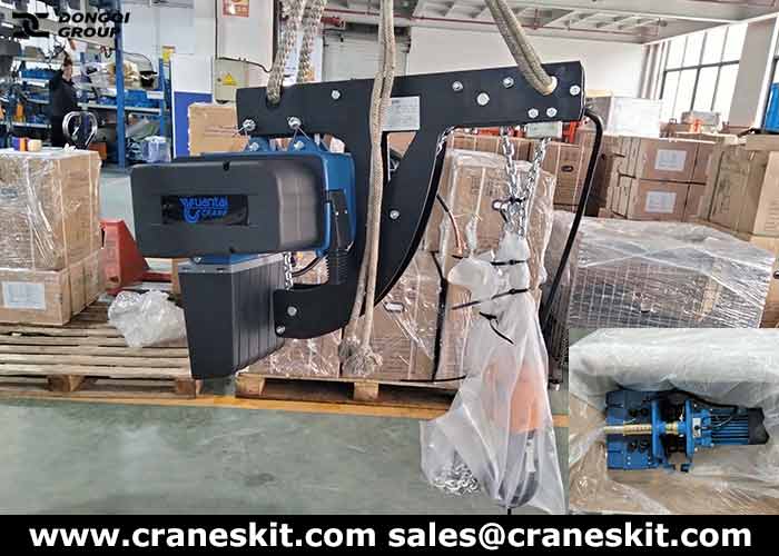 500kg low headroom electric chain hoist for sale UK