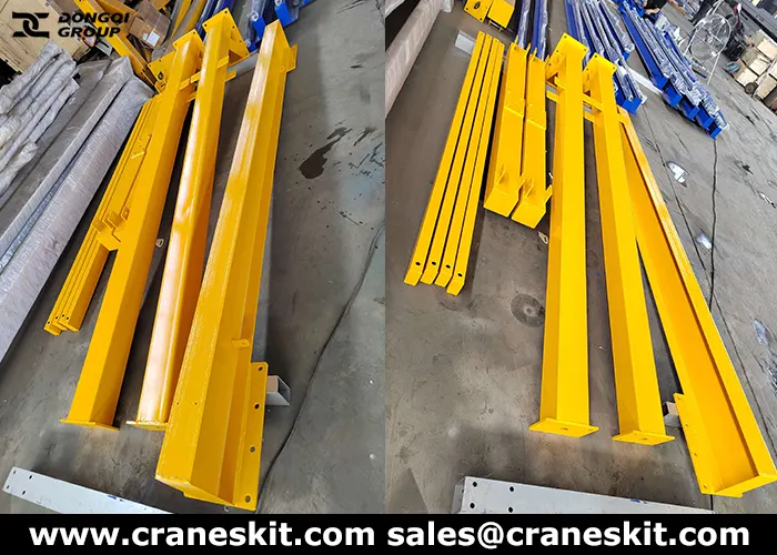 2 ton portable gantry crane to Spain production