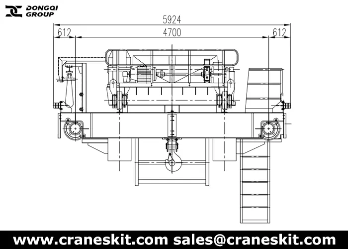 40 ton explosion proof crane to USA design drawing