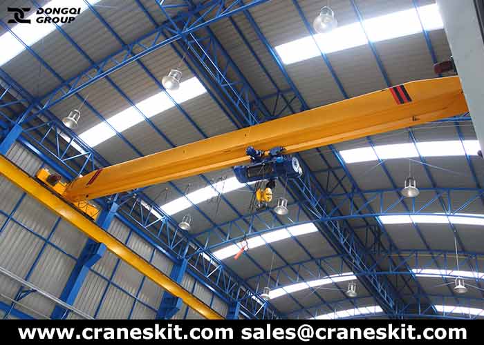 1 Ton Single Girder Overhead Travelling Crane for Sale