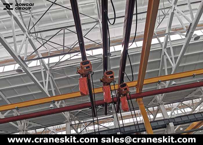 suspension crane system for sale to spain