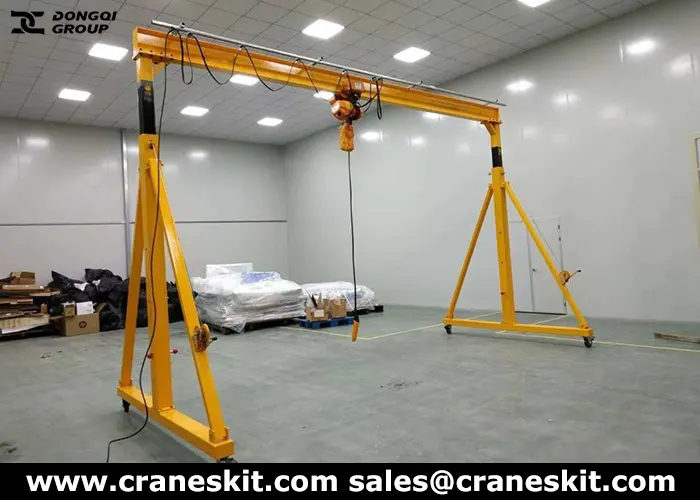 motorized portable gantry crane for sale - DQCRANES
