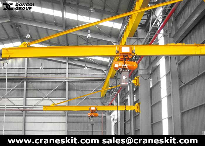 wall mounted jib crane to increase efficiency