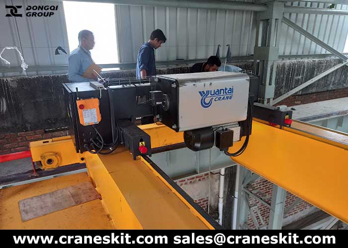 10 ton overhead crane installed in Bangladesh