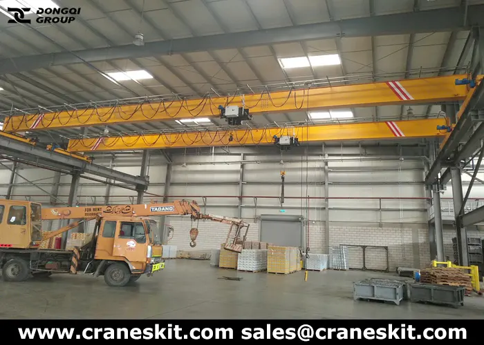 5 ton European overhead crane for sale to Mexico