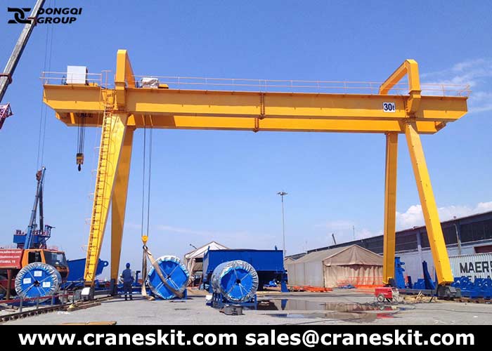 double girder gantry crane for sale at good price