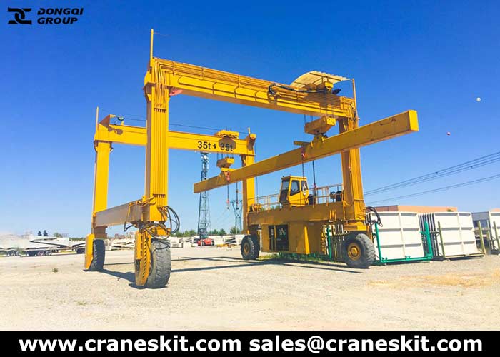 rubber tired gantry crane for sale at good price