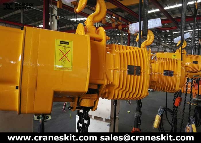 electric chain hoist with trolley for sale