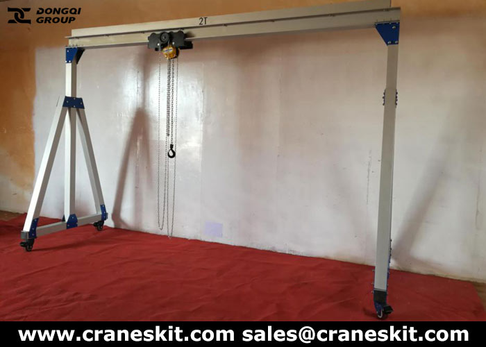 fixed height aluminum gantry crane for sale UK