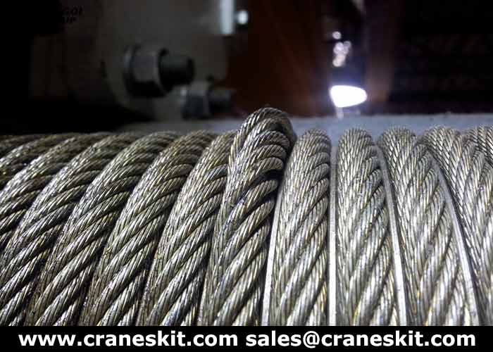 hoist wire rope inspection and replacement