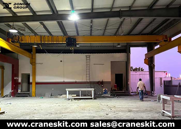 FEM crane 5 ton overhead crane for sale to UAE
