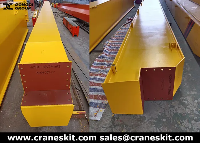 10 ton European crane to Philippines main beams production