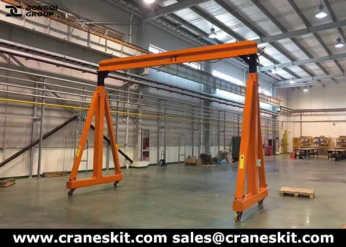 5 ton portable gantry crane for sale