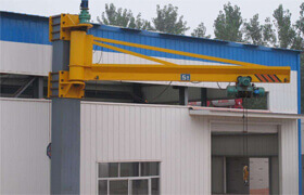 Pillar and wall-mounted slewing jibs | DQCRANES