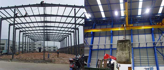 overhead crane projects 10 ton and 20 ton