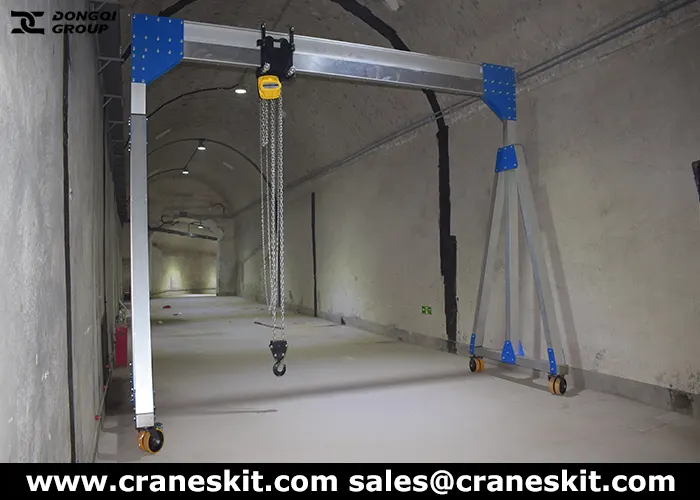 adjustable rolling gantry crane for sale from DQCRANES