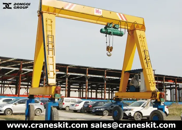 rolling gantry crane for sale from DQCRANES