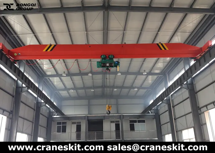 single girder top running bridge crane for sale