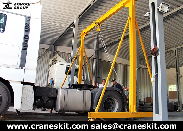 buy portable gantry crane from DQCRANES