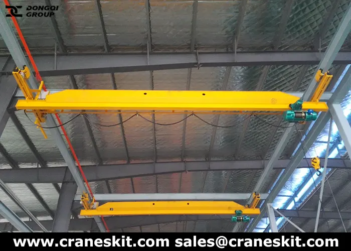 single girder underhung bridge crane for sale