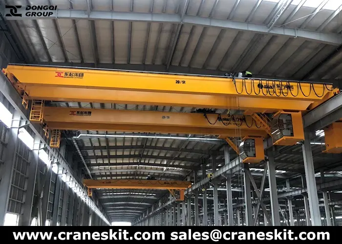 double girder top running bridge crane for sale