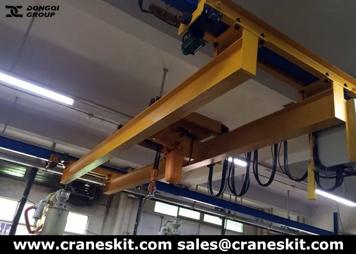 double girder underhung bridge crane for sale