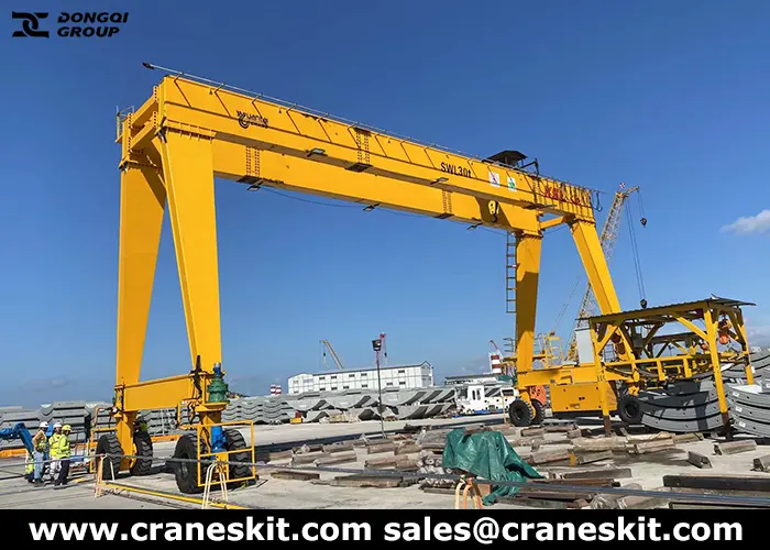 buy container gantry crane RTG crane from DQCRANES