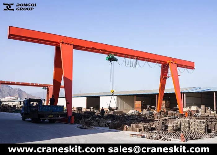 single girder rolling gantry crane for sale from DQCRANES