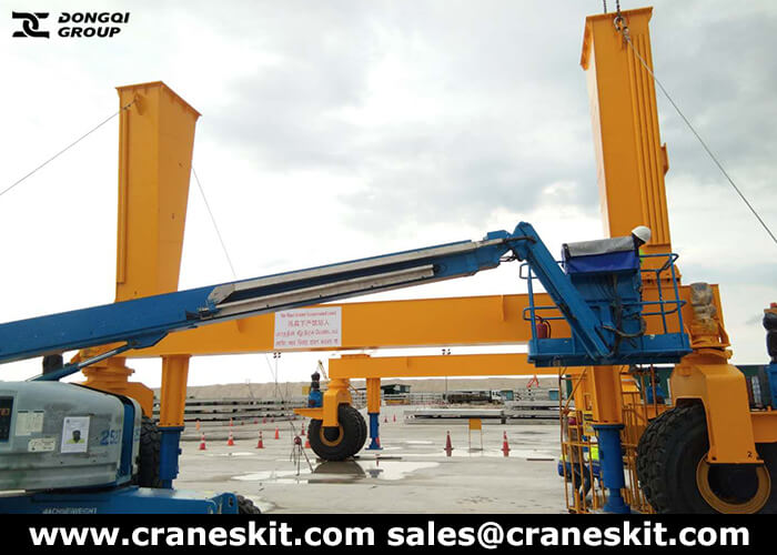 installation of 100T RTG crane