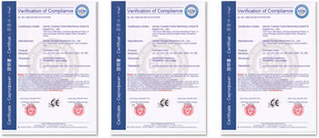 DQCRANES CE certifications