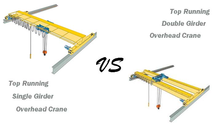 Top Running Overhead Crane Single Girder Vs Double Girder