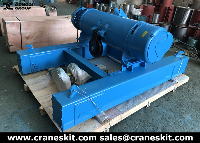 15 ton double girder electric trolley hoist for sale