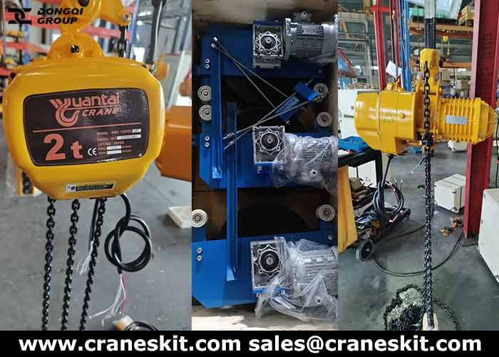 2 ton KBK light crane with chain hoist