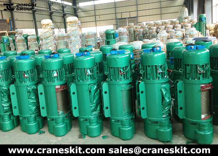 2 ton electric wire rope hoist for sale